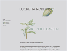 Tablet Screenshot of lucretiarobbins.com